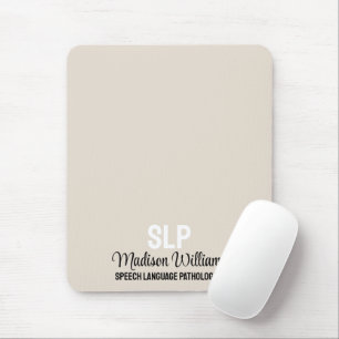 Personalisiertes Geschenk des SprachPathologen Mousepad