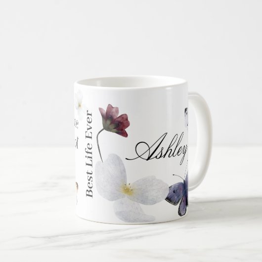 Personalisiertes Geschenk für 2023 JW Pionier Coff Kaffeetasse (VorderseiteRechts)