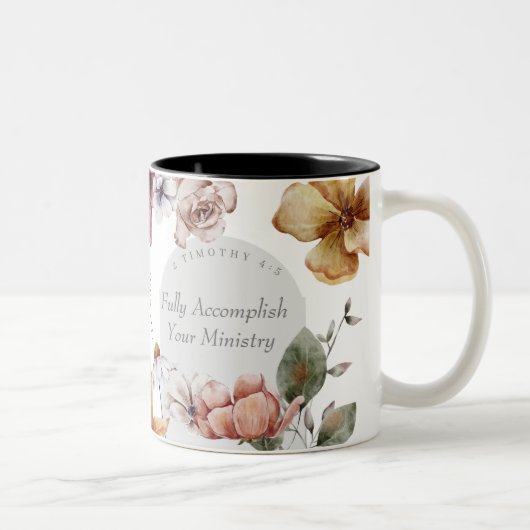 Personalisiertes Geschenk für 2023 JW Pionier Coff Zweifarbige Tasse (Rechts)