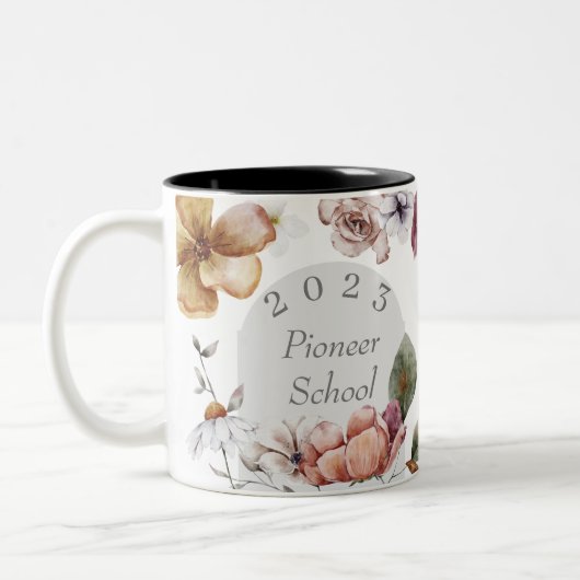 Personalisiertes Geschenk für 2023 JW Pionier Coff Zweifarbige Tasse (Links)