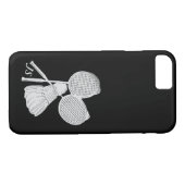 Personalisiertes Geschenk für Badminton-Spieler Case-Mate iPhone Hülle (Rückseite (Horizontal))