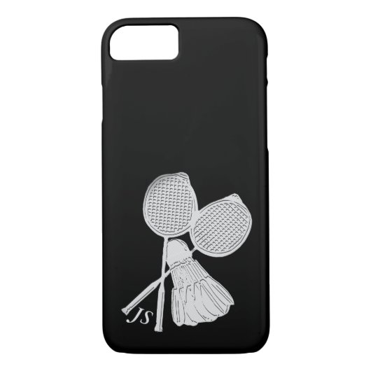 Personalisiertes Geschenk für Badminton-Spieler Case-Mate iPhone Hülle (Rückseite)