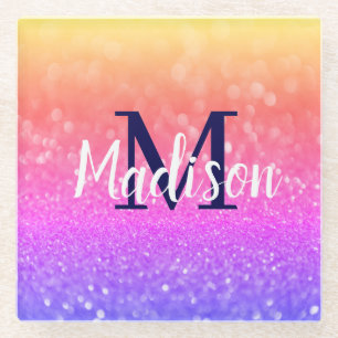 Personalisiertes Geschenk für Brautjungfer, Hochze Glasuntersetzer