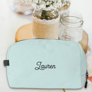 Personalisiertes Geschenk für Brautjungfern   Blau Waschbeutel