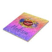 Personalisiertes Geschenk für Bridesmaid, Hochzeit Fliese (Seite)