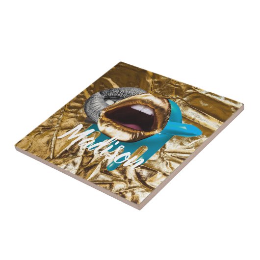 Personalisiertes Geschenk für Bridesmaid, Hochzeit Fliese (Seite)