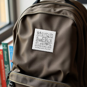 Personalisiertes Geschenk für Buchclub-Mitglieder Button