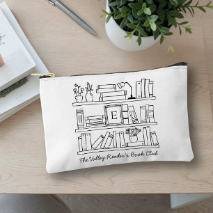 Personalisiertes Geschenk für Buchclub-Mitglieder Zubehörtasche