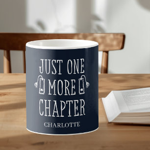 Personalisiertes Geschenk für Bücherliebhaber mit  Kaffeetasse