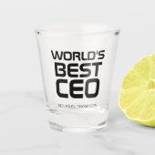Personalisiertes Geschenk für CEO Boss Schnapsglas (Vorderseite)