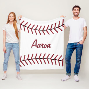 Personalisiertes Geschenk für das Baseball-Basebal Fleecedecke