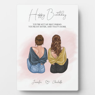 Personalisiertes Geschenk für den besten Freund -  Fotoplatte