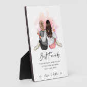 Personalisiertes Geschenk für den besten Freund, W Fotoplatte (Seite)