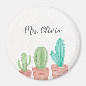 Personalisiertes Geschenk für den besten Lehrer Magnet (Vorne)
