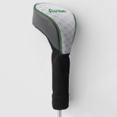 Personalisiertes Geschenk für den Golf Driver Cove Headcover (angewinkelt)