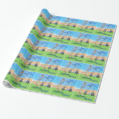 Personalisiertes Geschenk für den Golfvater Geschenkpapier (Ungerollt)