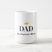 Personalisiertes Geschenk für den Vater Kaffeetasse (Mittel)