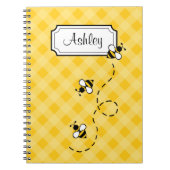 Personalisiertes Geschenk für die Bienenschule Notizblock (Vorderseite)
