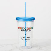 Personalisiertes Geschenk für die Krankenversicher Acryltrinkbecher (Vorderseite)