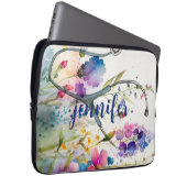 Personalisiertes Geschenk für die Mama der Kranken Laptopschutzhülle (Vorne Rechts)