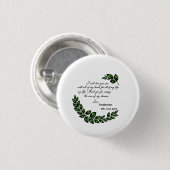 Personalisiertes Geschenk für die Mutter des Bräut Button (Vorne & Hinten)