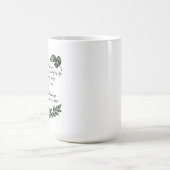 Personalisiertes Geschenk für die Mutter des Bräut Kaffeetasse (Mittel)
