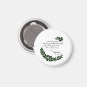 Personalisiertes Geschenk für die Mutter des Bräut Magnet (Vorderseite/Rückseite)