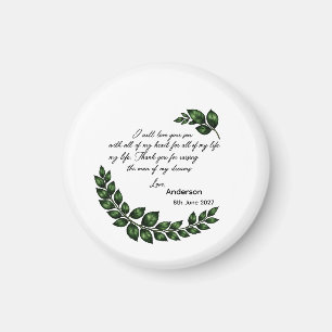 Personalisiertes Geschenk für die Mutter des Bräut Magnet