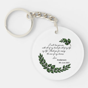 Personalisiertes Geschenk für die Mutter des Bräut Schlüsselanhänger