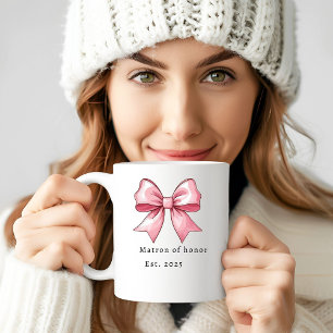 Personalisiertes Geschenk für die Trauzeugin Hochz Kaffeetasse