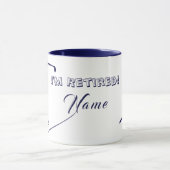 Personalisiertes Geschenk für einen Golfer Tasse (Zentrum)