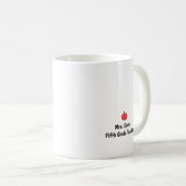 Personalisiertes Geschenk für einen Lehrer der fün Kaffeetasse (VorderseiteRechts)