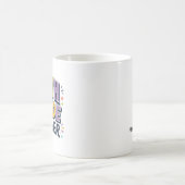 Personalisiertes Geschenk für einen Lehrer der fün Kaffeetasse (Mittel)