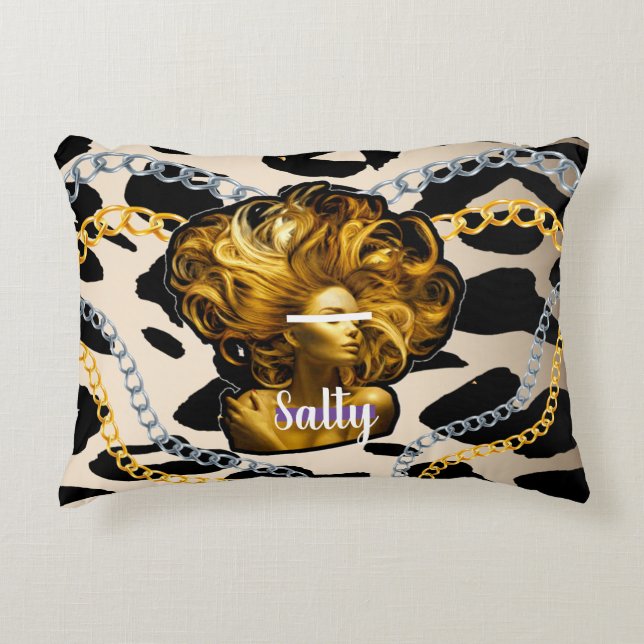 Personalisiertes Geschenk für Geburtstag, Braut, H Dekokissen (Vorderseite)