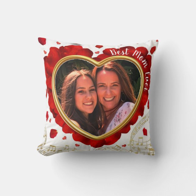 Personalisiertes Geschenk für Geburtstag, Braut, H Kissen (Vorderseite)