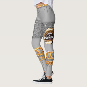 Personalisiertes Geschenk für Geburtstag, Braut, H Leggings
