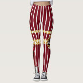 Personalisiertes Geschenk für Geburtstag, Braut, H Leggings (Vorderseite)