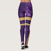 Personalisiertes Geschenk für Geburtstag, Braut, H Leggings (Rückseite)