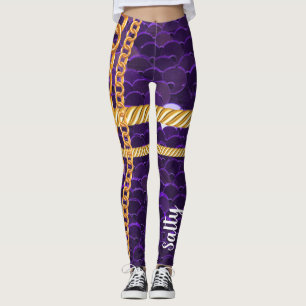 Personalisiertes Geschenk für Geburtstag, Braut, H Leggings