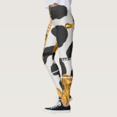 Personalisiertes Geschenk für Geburtstag, Braut, H Leggings (Links)