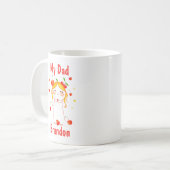 Personalisiertes Geschenk für Großmutter der Mutte Kaffeetasse (Vorderseite Links)