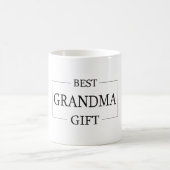Personalisiertes Geschenk für Großmutter zum Gebur Kaffeetasse (Mittel)