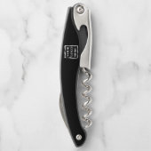 Personalisiertes Geschenk für Großvater Geburtstag Kellnermesser (Rückseite)