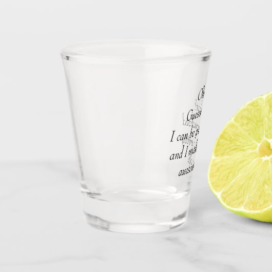 Personalisiertes Geschenk für ihn, Geschenk für si Schnapsglas (Links)