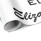 Personalisiertes Geschenk für Initial-Message-Must Geschenkpapier (Rolleneckpunkt)