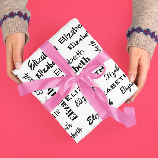 Personalisiertes Geschenk für Initial-Message-Must Geschenkpapier