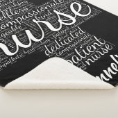 Personalisiertes Geschenk für Krankenschwestern un Sherpadecke (3/4)