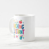 Personalisiertes Geschenk für Lehrassistenten Kaffeetasse (Vorderseite Links)