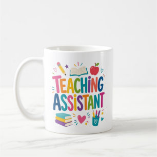 Personalisiertes Geschenk für Lehrassistenten Kaffeetasse
