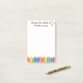 Personalisiertes Geschenk für Lehrer Von Schreibti Post-it Klebezettel